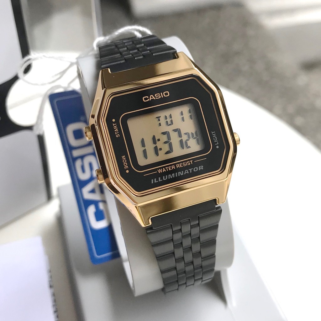 Original Casio Watch LA680WEGB Black 