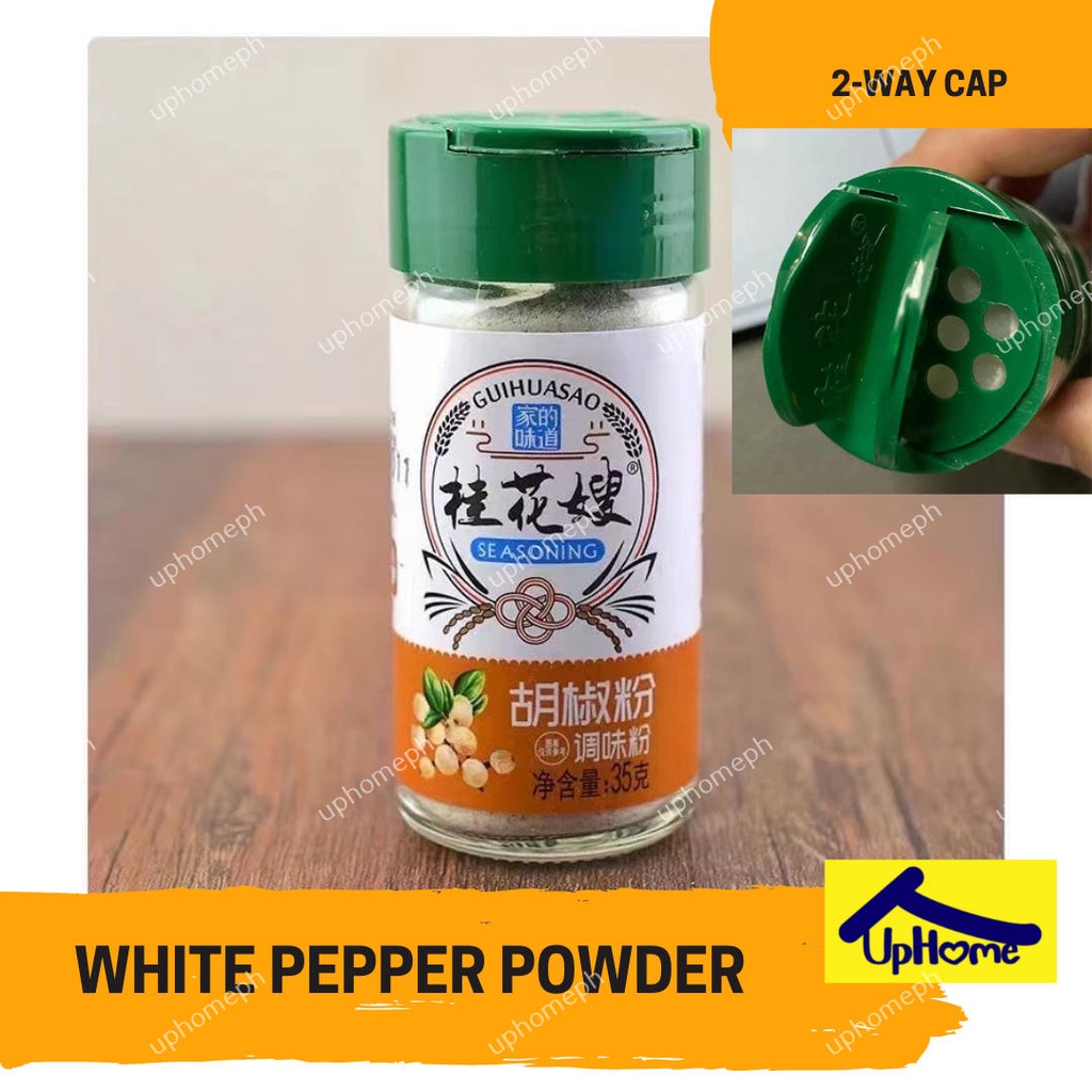 UPHOME White Pepper Guihuasao Seasoning Vegan Seasonings Glass Jar