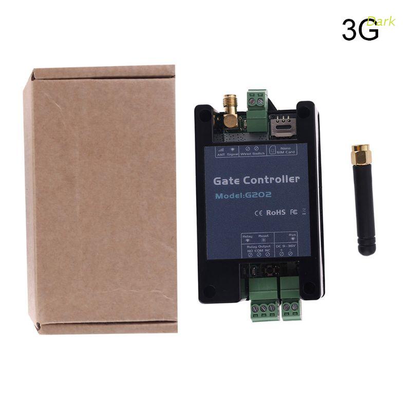 Dark G202 GSM 3G Smart Gate Opener Wireless Automatic Door Receiver Call Relay Switch