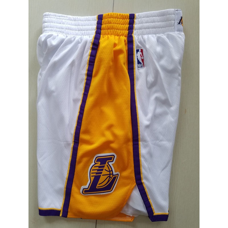 lakers sweat shorts