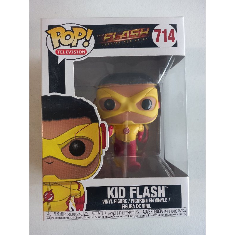 With crease Funko Pop DC The Flash Kid Flash #714 | Shopee Philippines