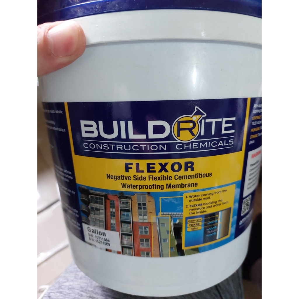 Buildrite Flexor (5kg) NEGATIVE SIDE CEMENTITIOUS Waterproofing #1