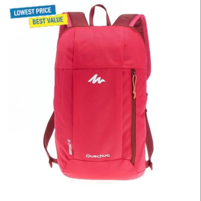 decathlon pink bag