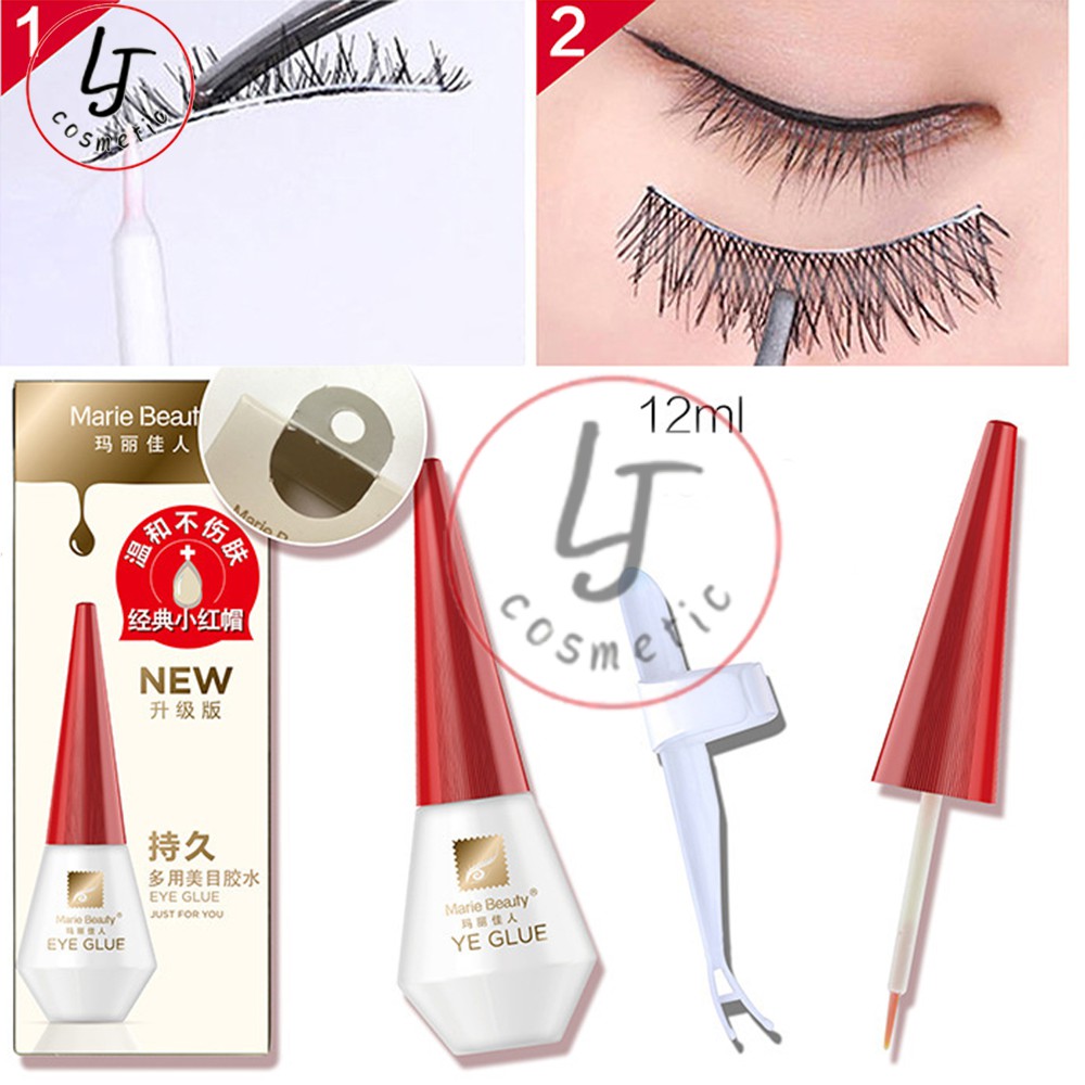 Marie Beauty Double Eyelid Paste Glue Red Cover Glue Double Eyelid