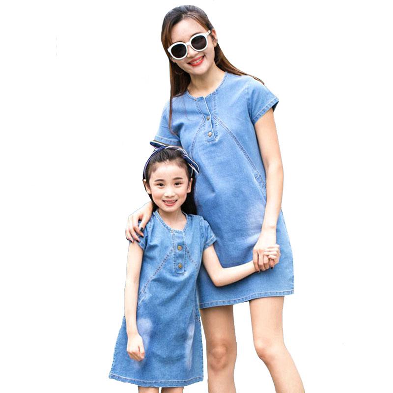 mother denim dress