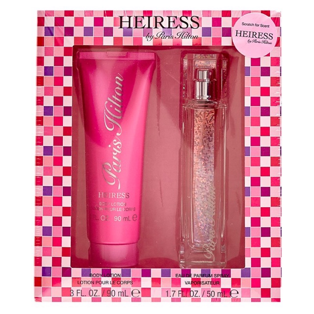 paris hilton heiress gift set