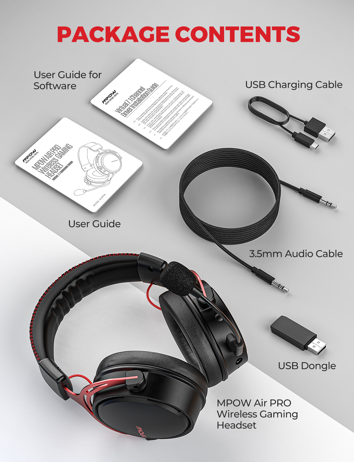 mpow air wireless gaming headset