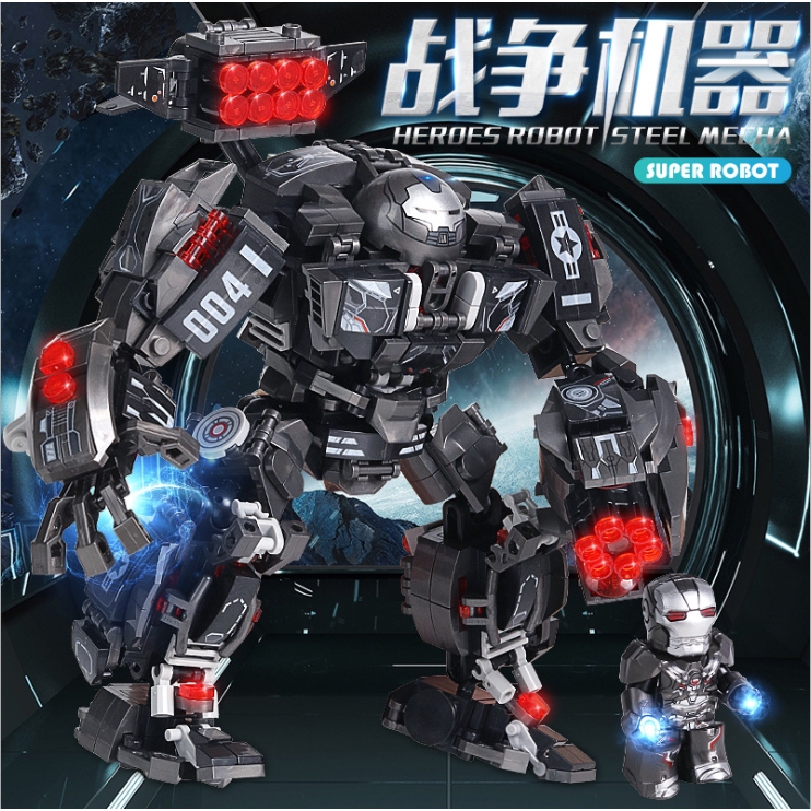 lego iron man robot