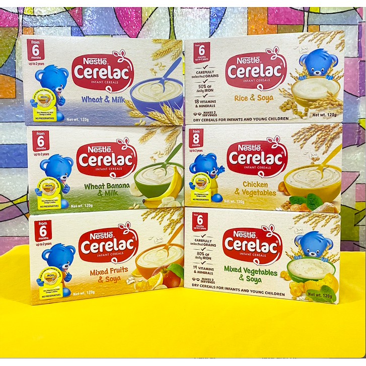 Nestle Cerelac Infant Cereals (120g) Shopee Philippines