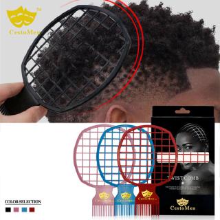 2 In 1 Afro Twist Hair Comb African Men S Hairdressing Afro Comb