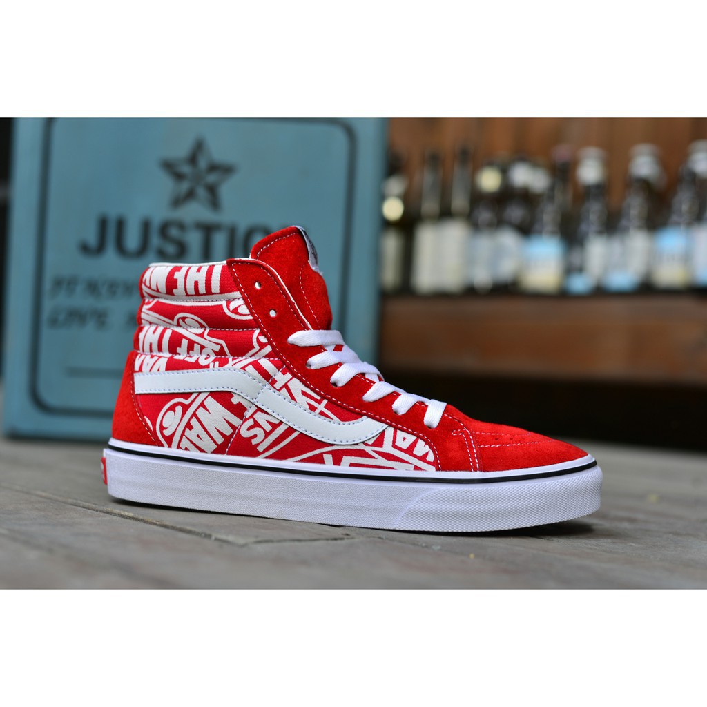 vans skate red