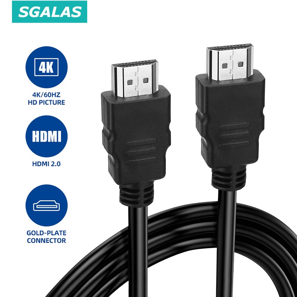 Sgalas HDMI To HDMI Cable Laptop To TV Monitor LCD Shopee Philippines