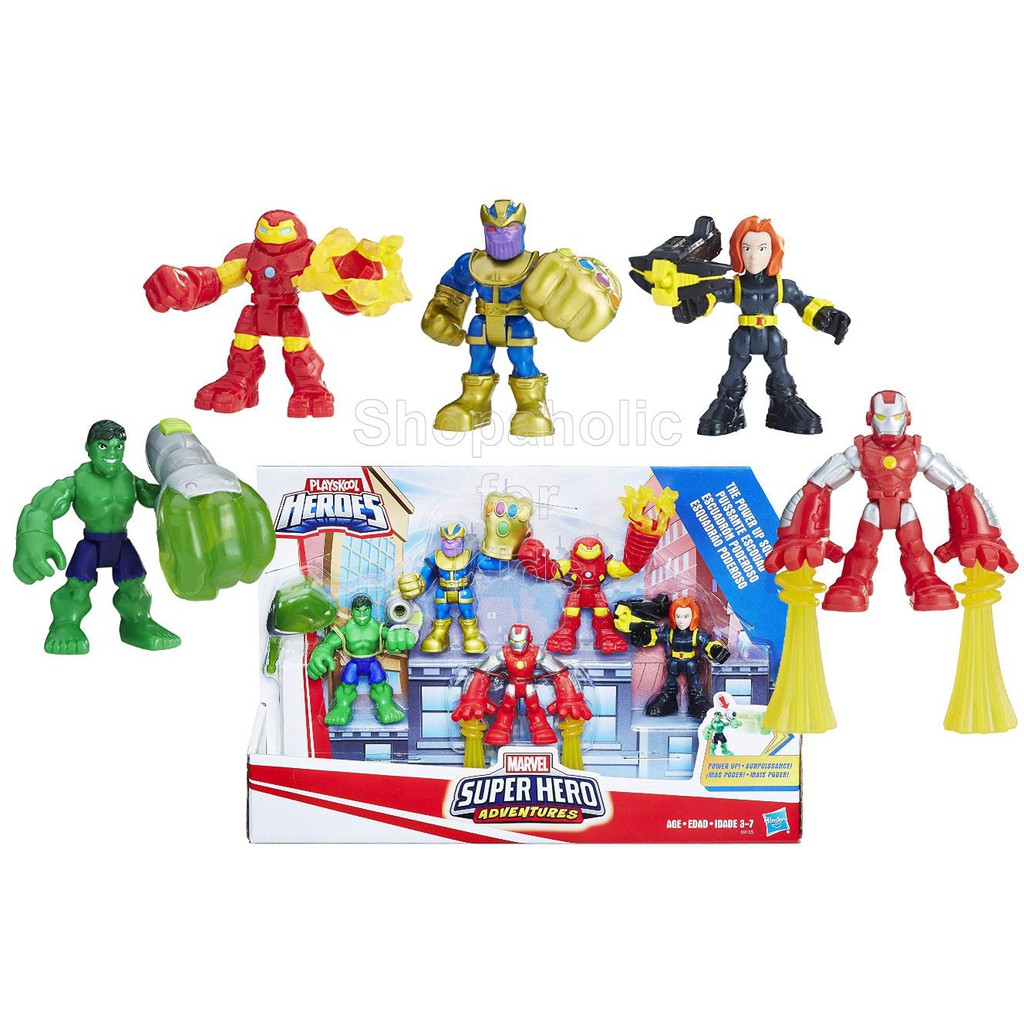 playskool heroes marvel super hero adventures the power up squad