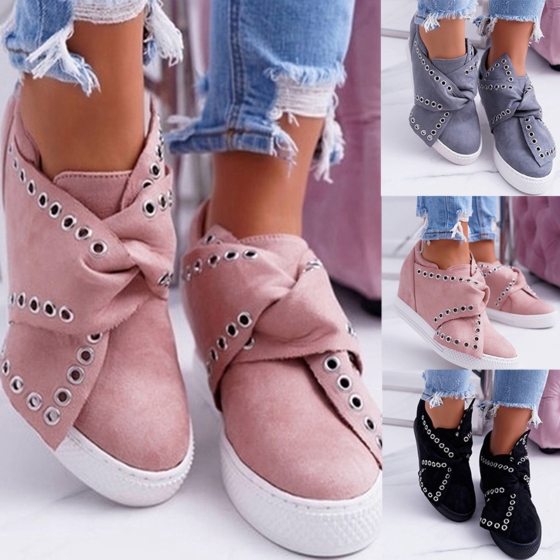 wedge casual sneakers