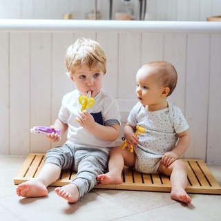 【Ready Stock】▤Baby Silicone Training Toothbrush Safe Toddle Teether Chew Toys Gift #4