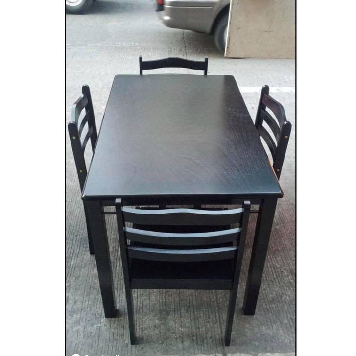 MALAYSIAN WOOD DINING SET 4 SEATER (FREE DELIVERY NCR ONLY) Shopee