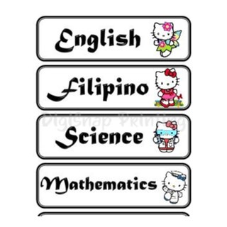 Subject Stickers - Hello Kitty | Shopee Philippines