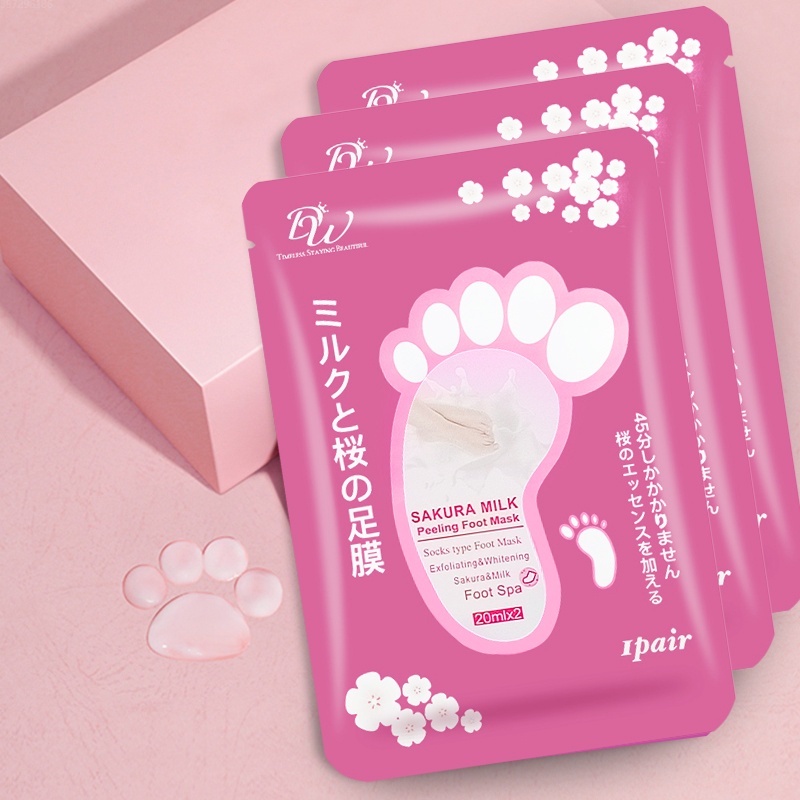 DW Sakura Milk Japan Foot Mask 40ml #ManilaHot