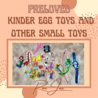 PRELOVED KINDER EGG TOYS AND SMALL TOYS