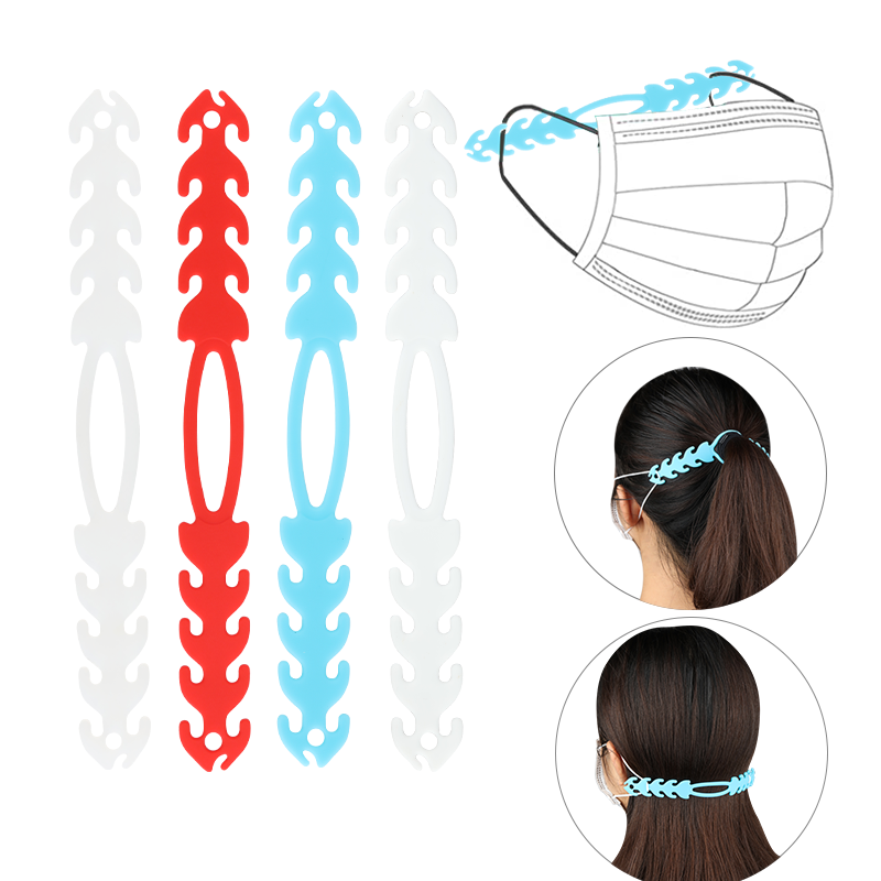 Mask Ear Strap Elastic Silicone Hook,Mask adjustable strap,Mask Extension Hook Buckles, Ear