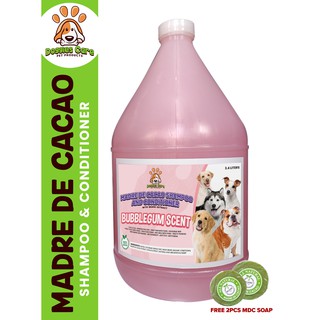 Madre de Cacao Shampoo &  Conditioner with Guava Extracts 1 Gallon Bubble Gum Scent FREE MDC SOAP #1