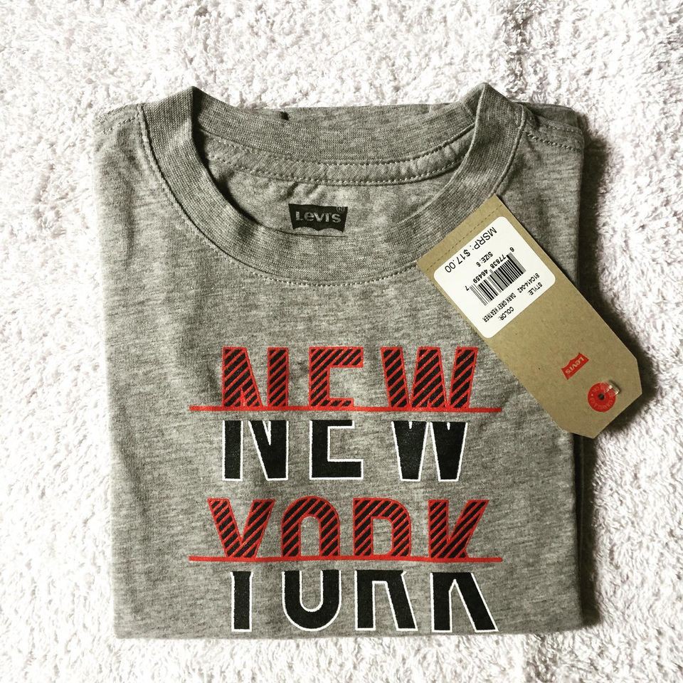 Levi's New York City T-shirt for Kids | Shopee Philippines