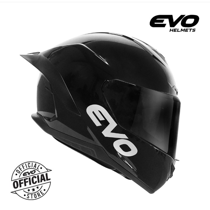 Evo Xr 03 Gloss Black Full Face Single Visor Helmet Shopee Philippines