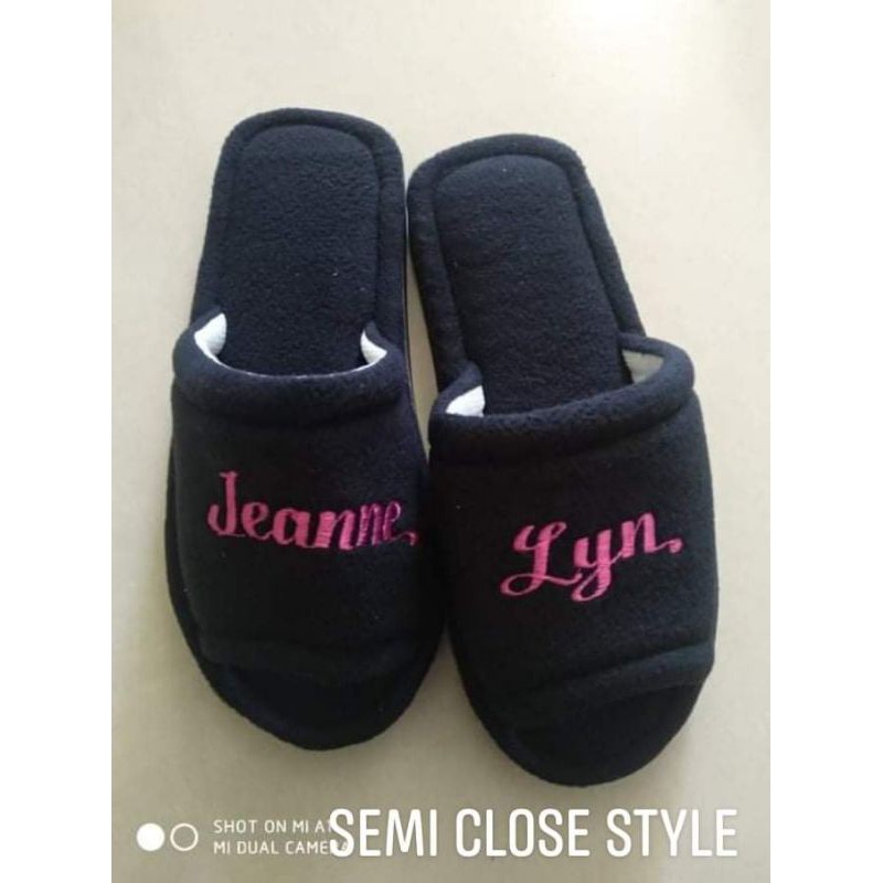 personalized bedroom slippers