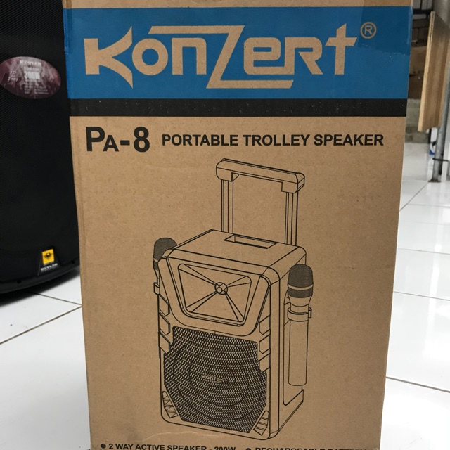 konzert trolley speaker pa 8