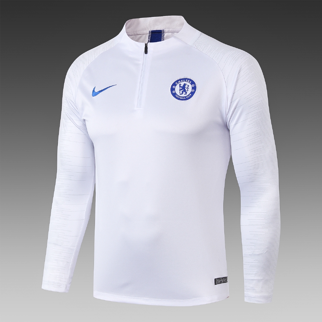 chelsea white long sleeve jersey