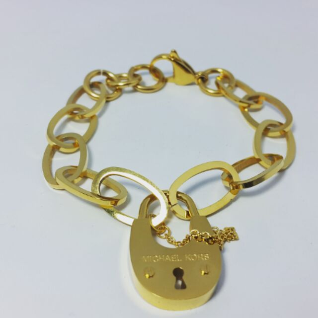 michael kors lock bracelet