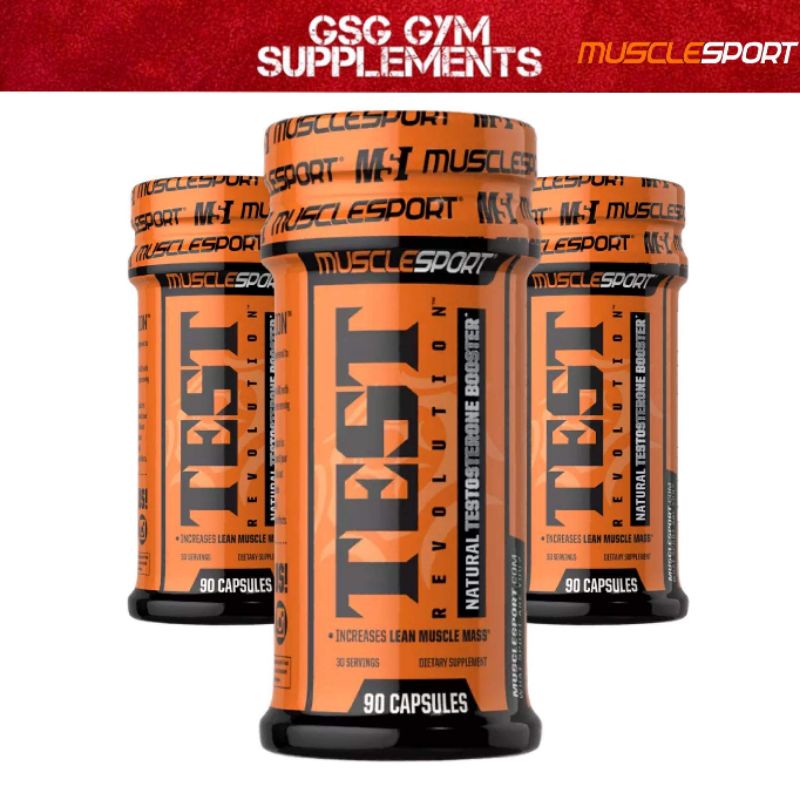 Musclesport Test Revolution, 90 Capsules, Natural Testosterone Enhancer Shopee Philippines
