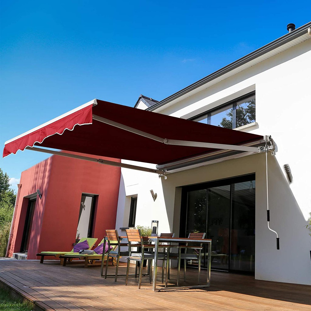 4x2meters Retractable Awning/Manual Exterior Sun Shade Shopee Philippines