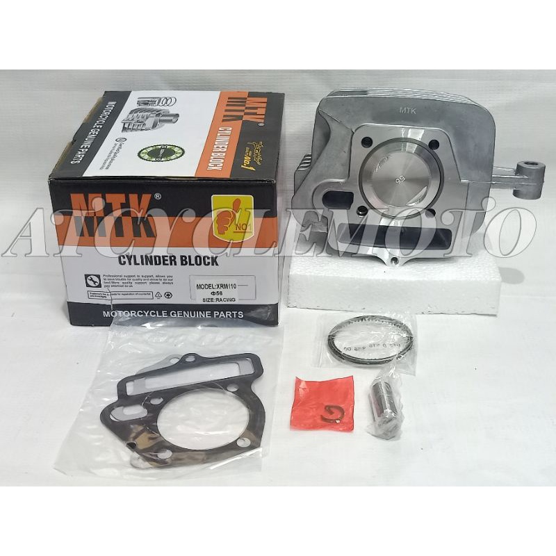 MTK CYLINDER BLOCK XRM 110 STD, 53MM, 54MM, 56MM Shopee Philippines