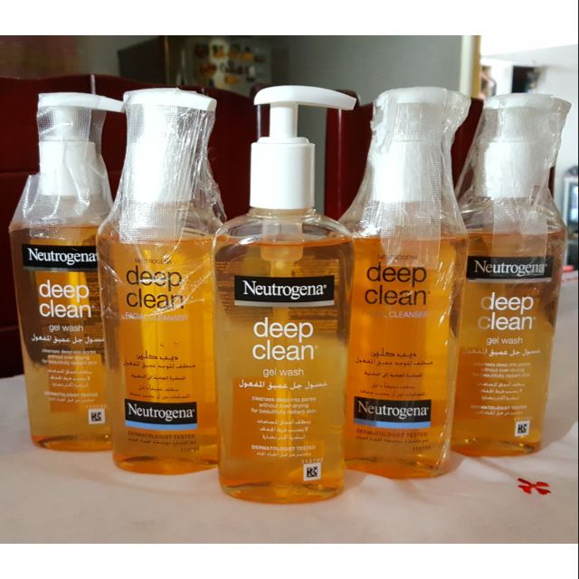 neutrogena gel wash deep clean