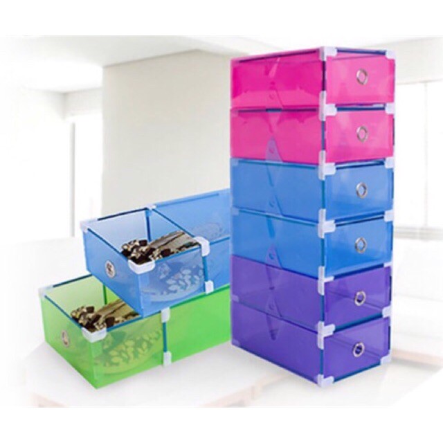 Cod Diy Shoes Organizer Shoes Box Shopee Philippines