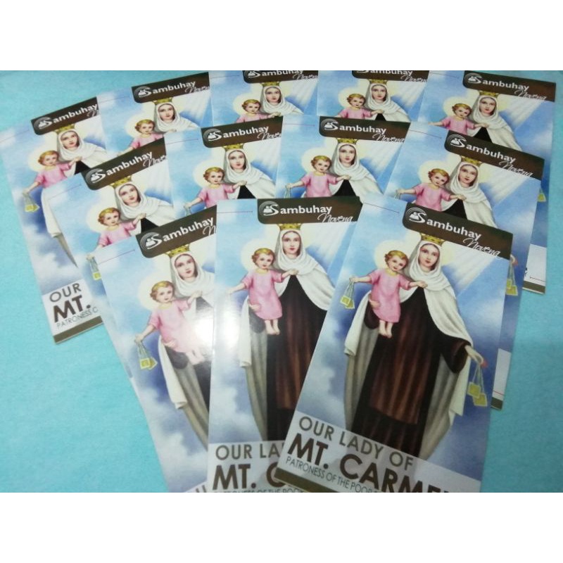 Our Lady Of Mt Carmel Novena With Free Brown Scapular Shopee Philippines