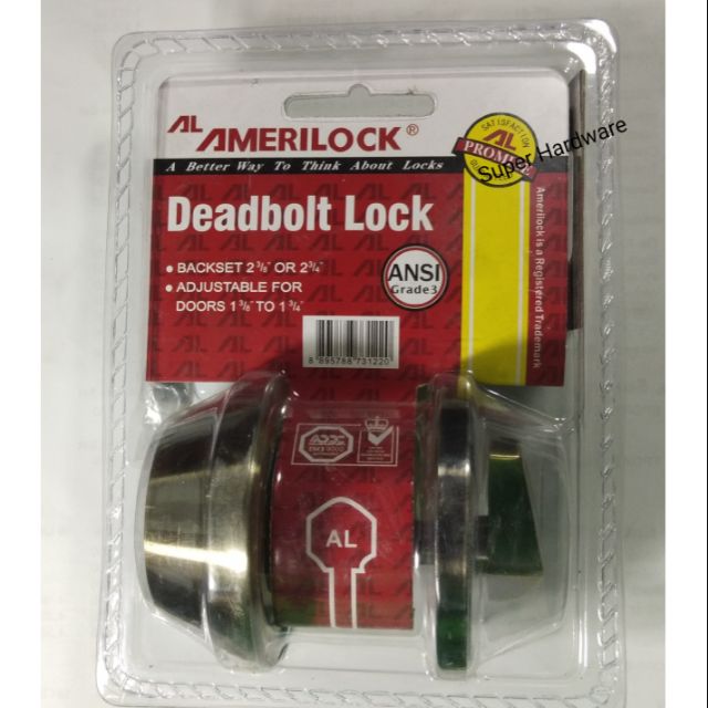 Amerilock Deadbolt Lock (Single) Shopee Philippines