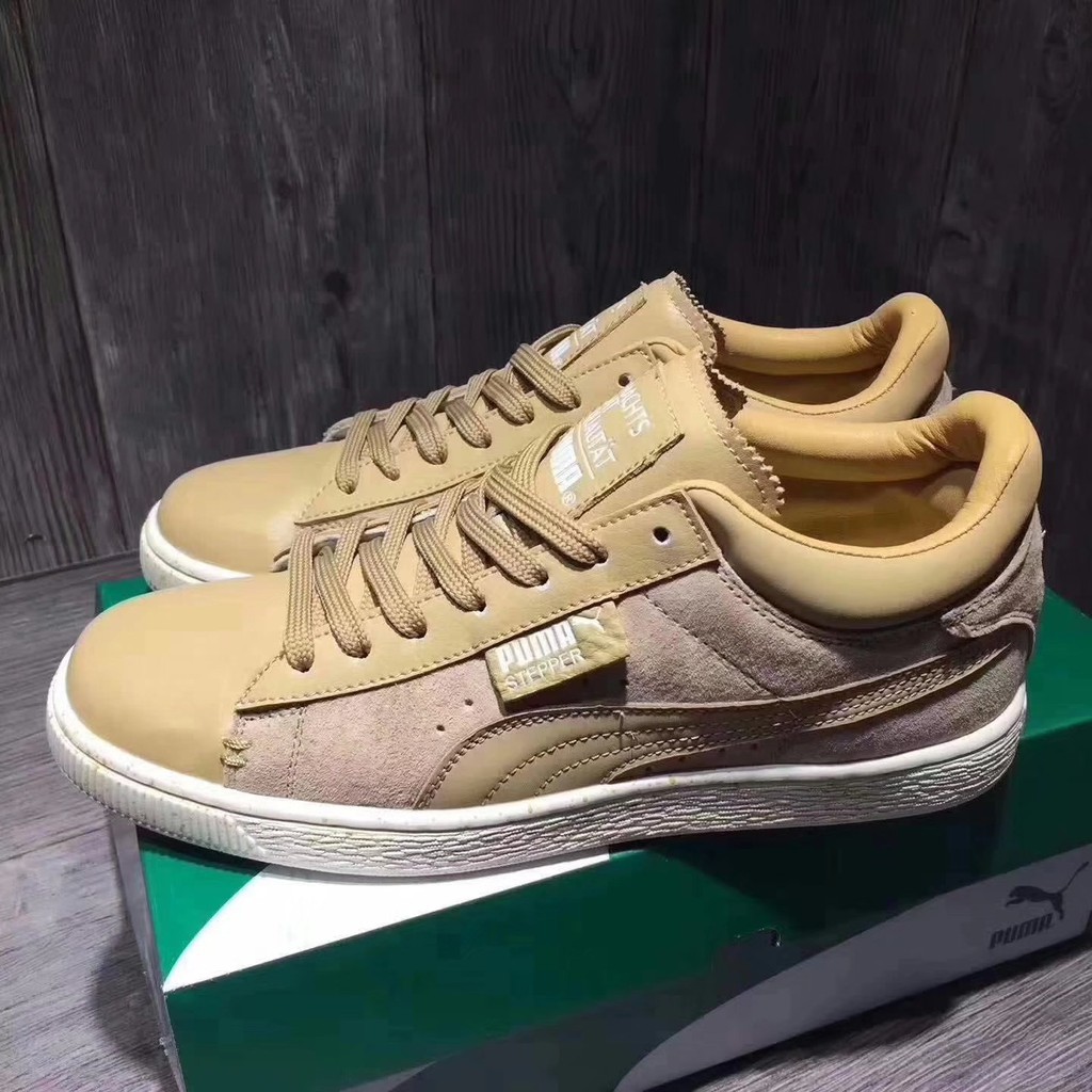 puma suede yellow