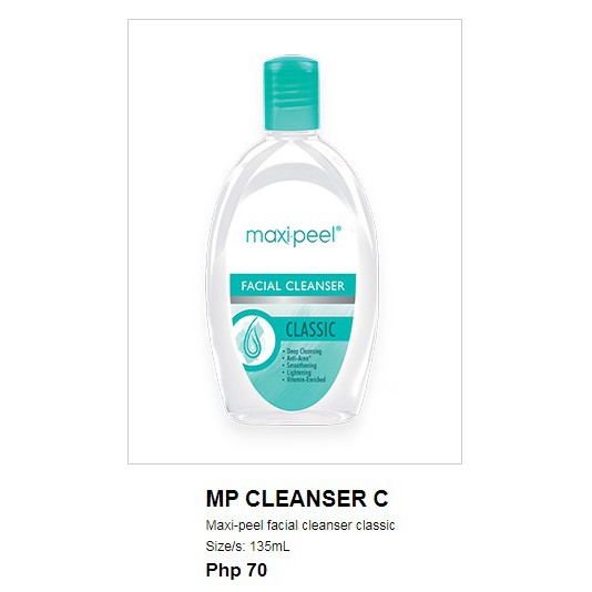 maxi peel facial wash
