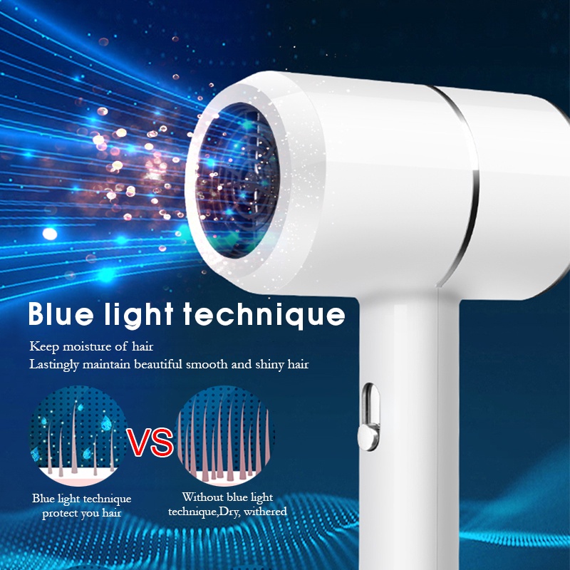 Spot segundo Foldable Hair Dryer Blower Hot Cold temperature Adjustable