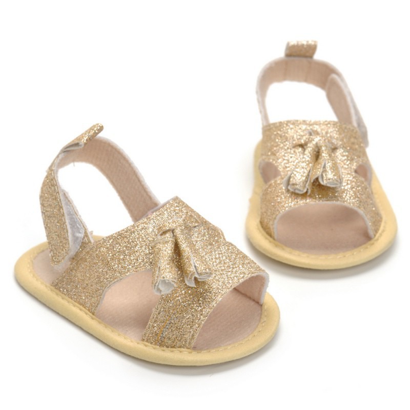 baby girl gold sandals