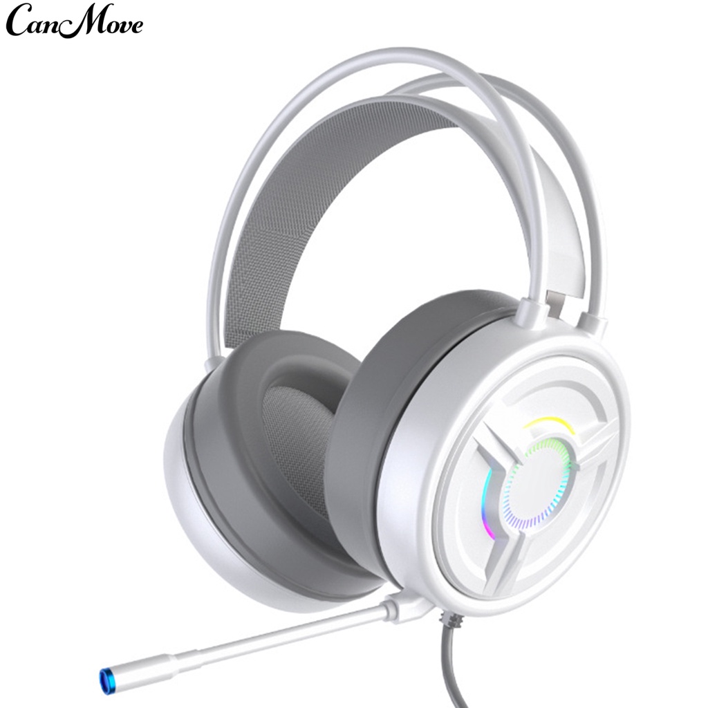 Canmove Portable Headset 3.5mm/USB Over Ear Headphone with Mic Strong ...