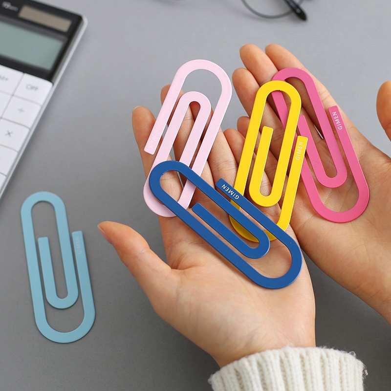 Paper Clips 25 Pcs Colorful Cute Dog Bone Shaped Paper Clips for Bookmark Office School Notebook 