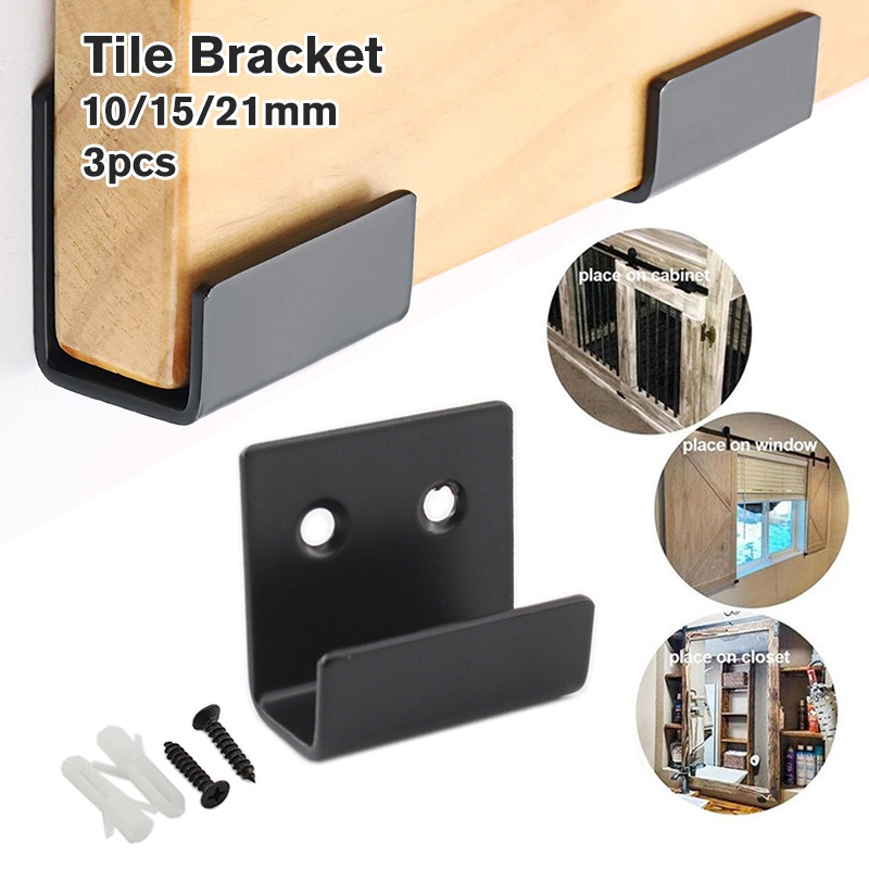 2PCS Tile Bracket Wall Mount Black Ceramic Tile Billboard Display ...