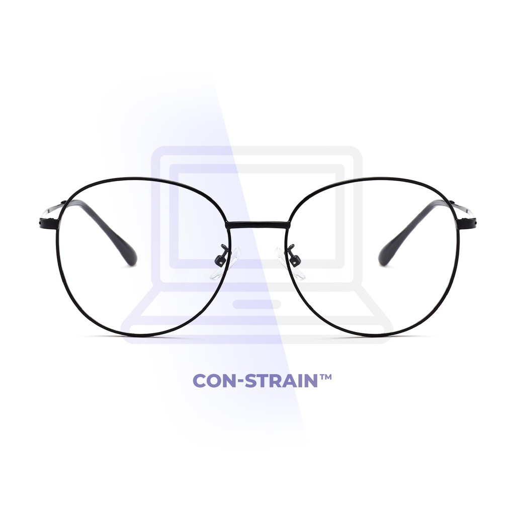 MetroSunnies Kaiser Specs (Black) / ConStrain Blue Light / Anti