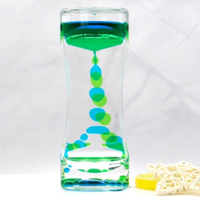 Monstermarketing Double Colors Oil Hourglass Liquid Floating Motion ...