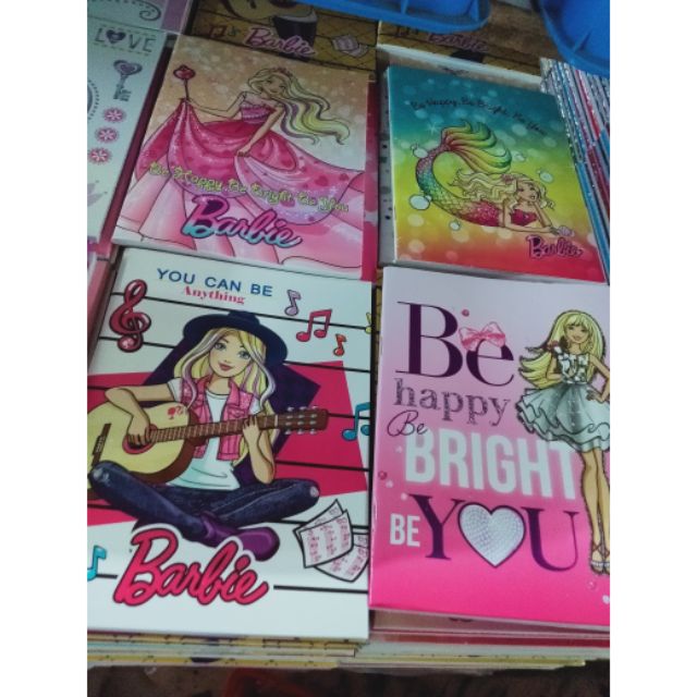 barbie notebooks for school