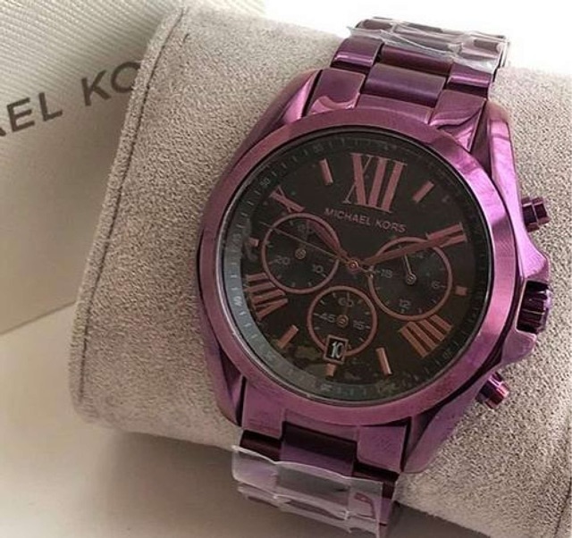 michael kors violet watch