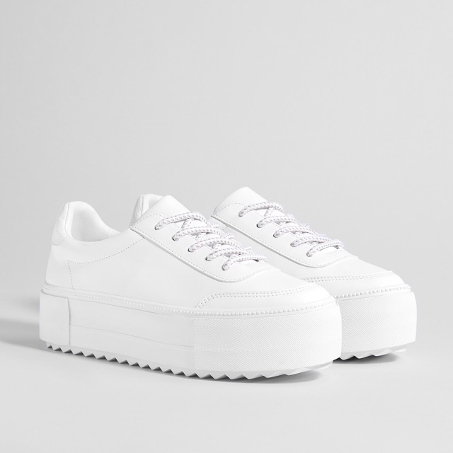 bershka white shoes